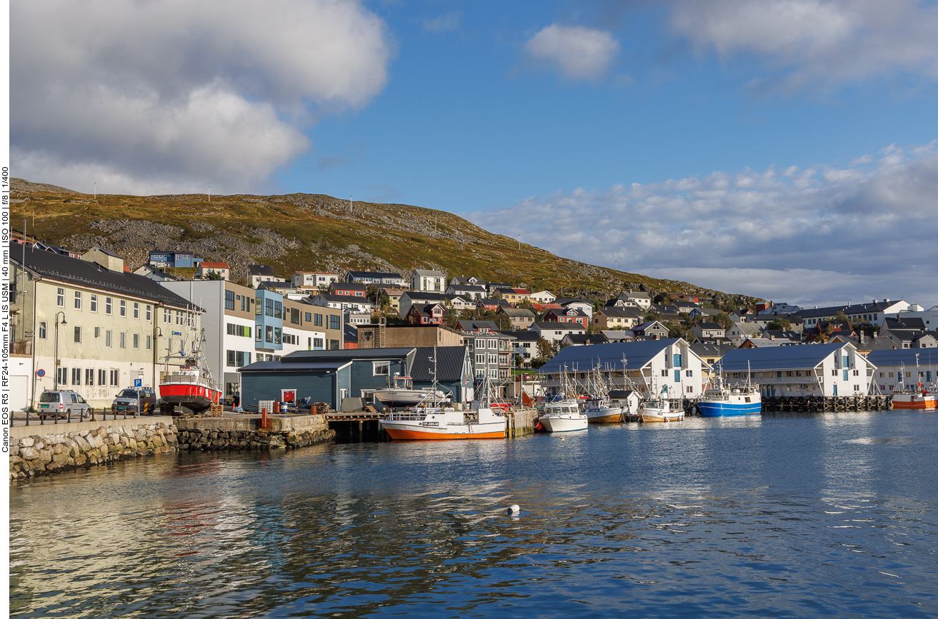 Am Hafen von Honningsvåg