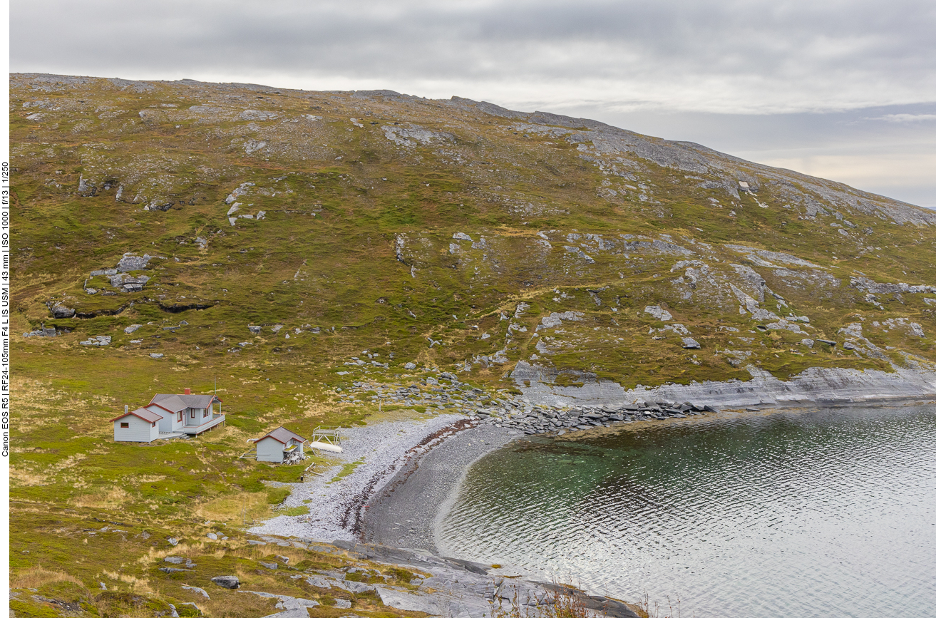 Einsam gelegene Hütte