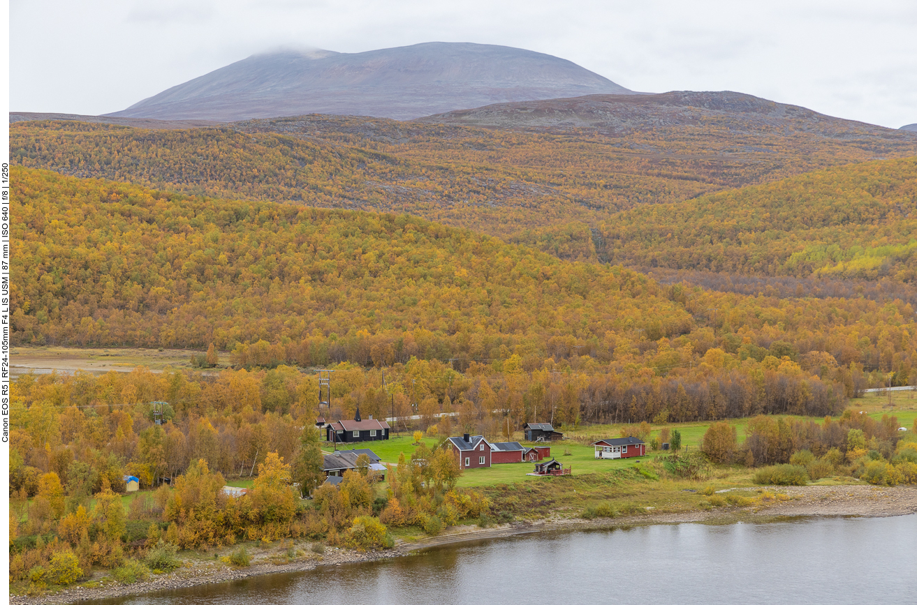 Ansiedlung auf der norwegischen Seite