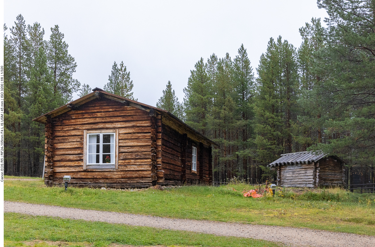 Blockhäuser der Sami