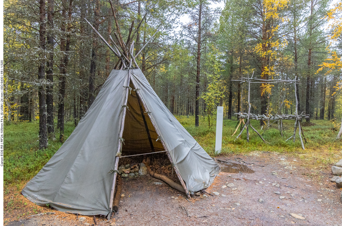 Einfaches Jägerzelt