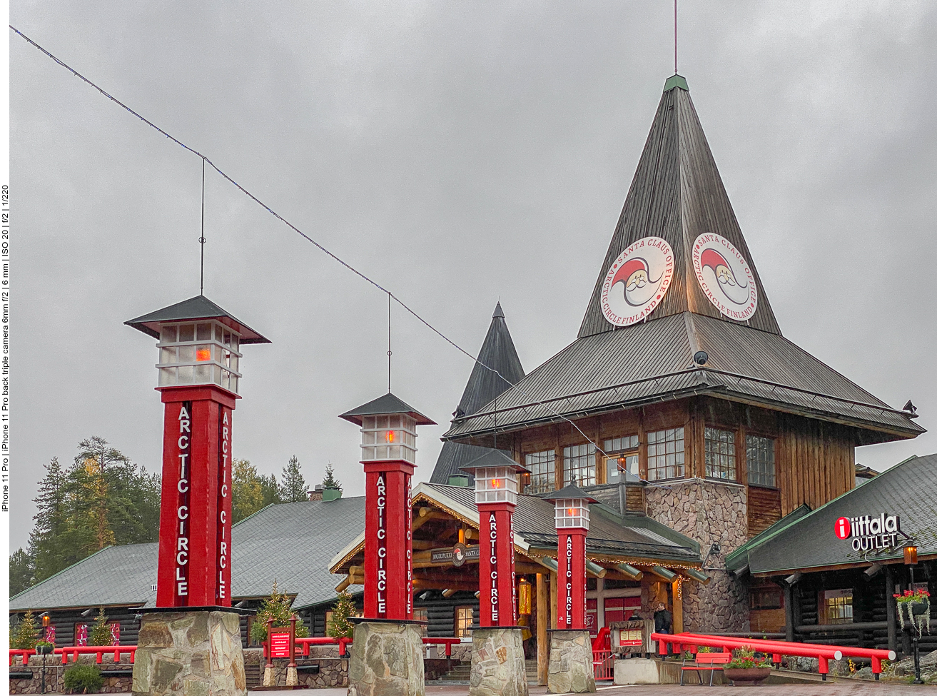 Am Artic Circle in Rovaniemi