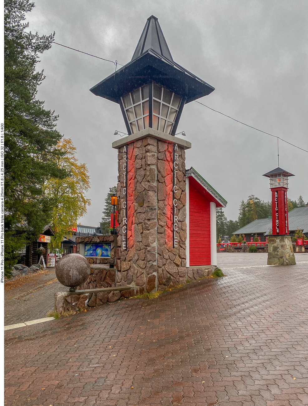 Am Artic Circle in Rovaniemi