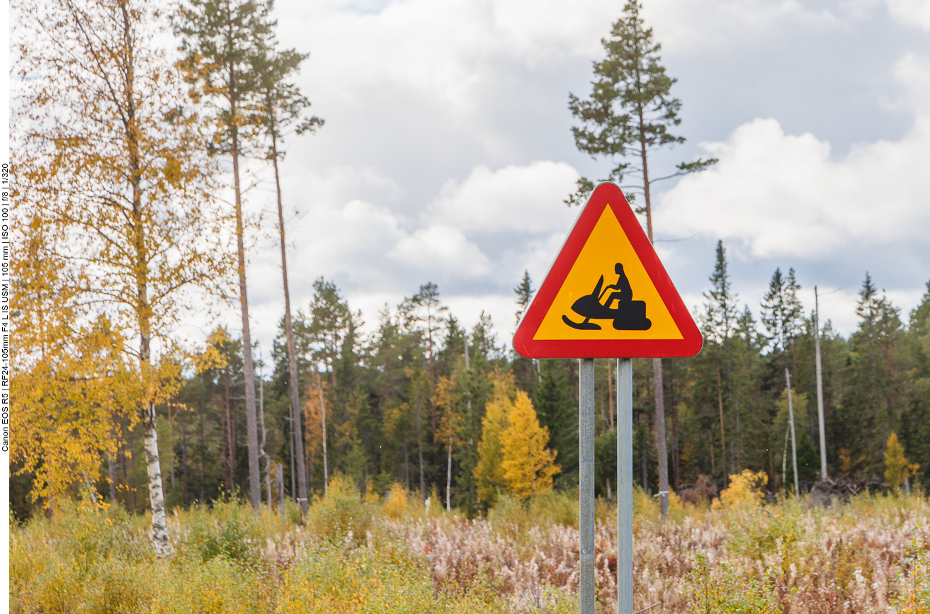 Bei uns ein eher ungewöhnliches Schild