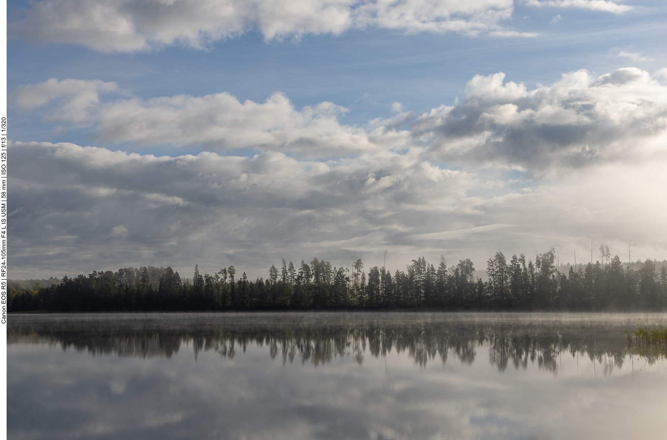 Langsam verzieht sich der Nebel ...