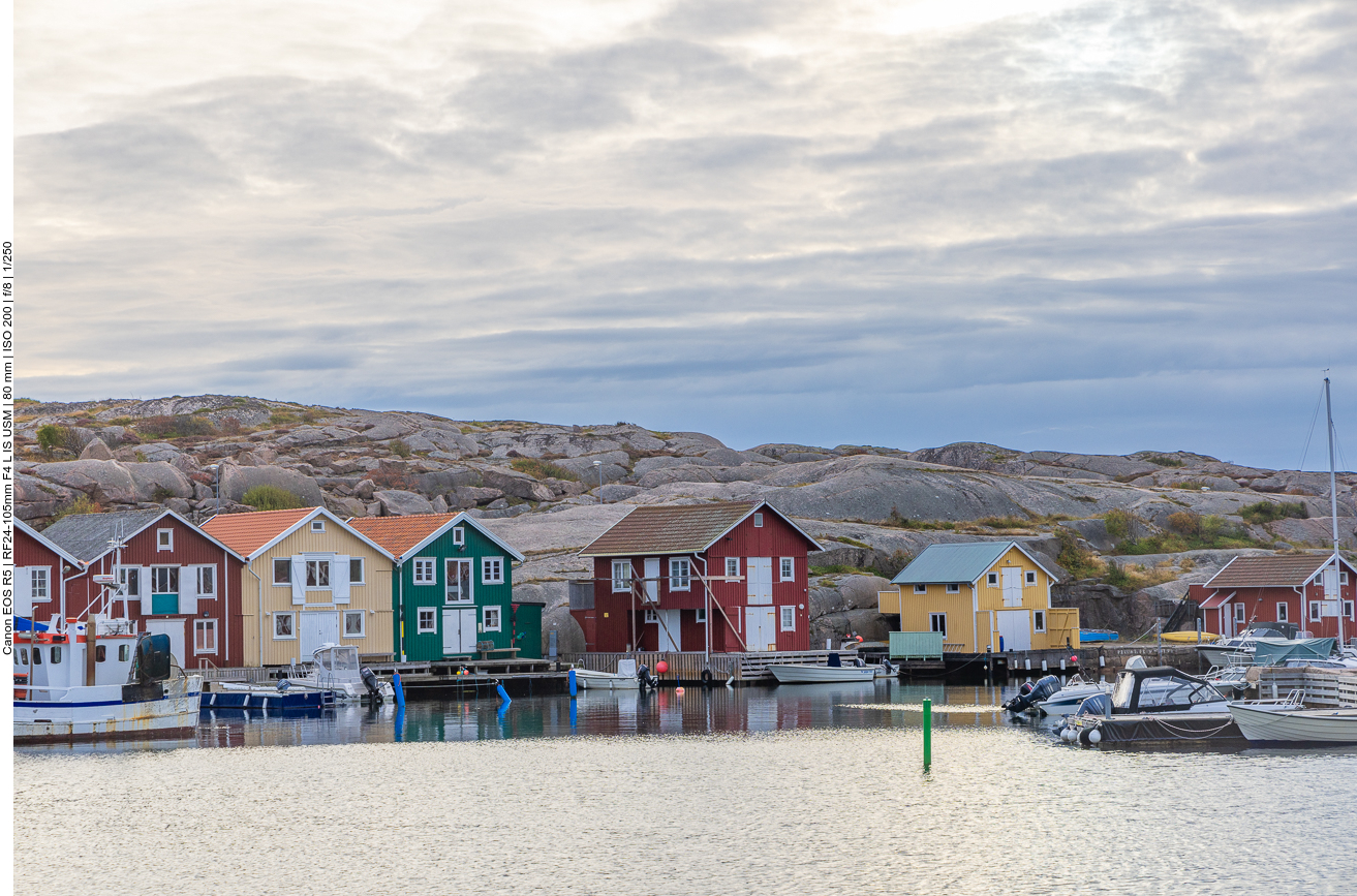 Schöne Häuserreihe