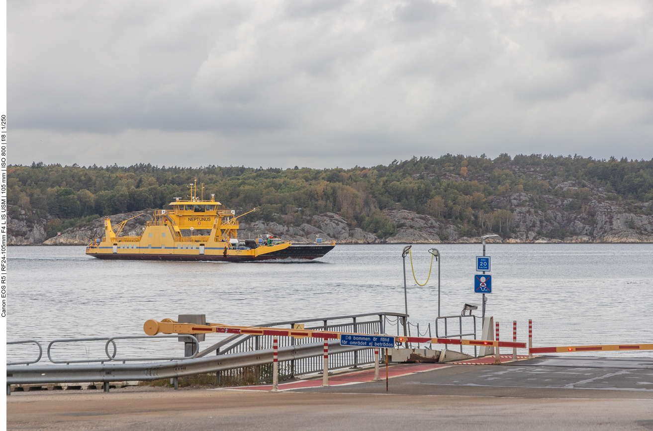 Fähre vom Festland zur Insel Lysekil