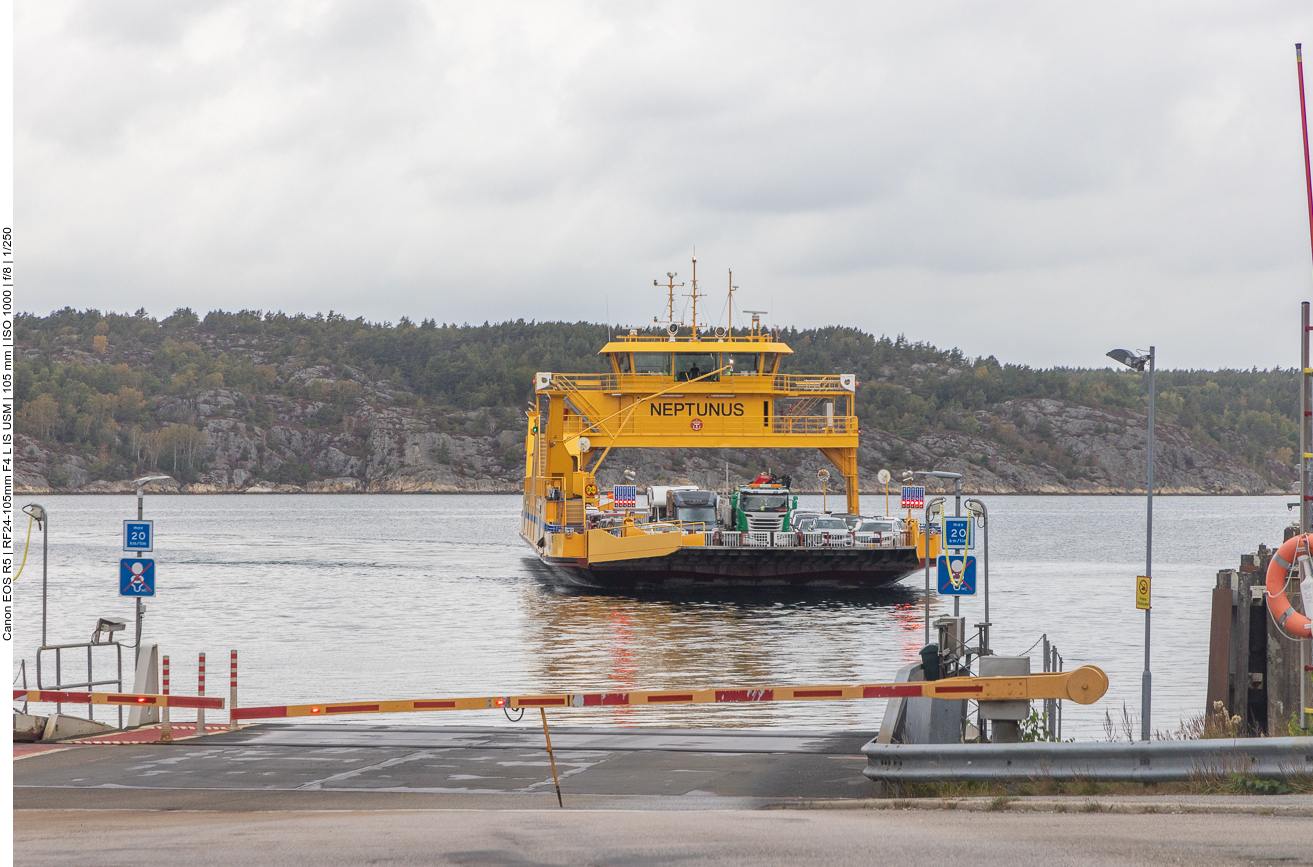 Die Fähre ist kostenlos