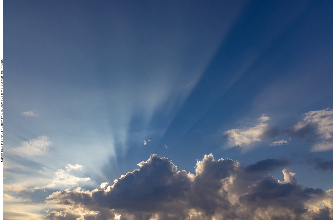 Wolken über dem Meer 