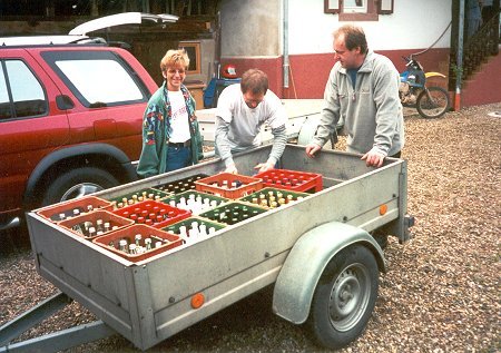Bei Helga und Marcel wird die Wegzehrung verladen
