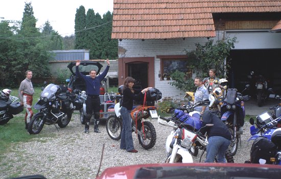 Fertigmachen zum Start