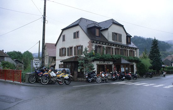 Willkommene Pause im Regen