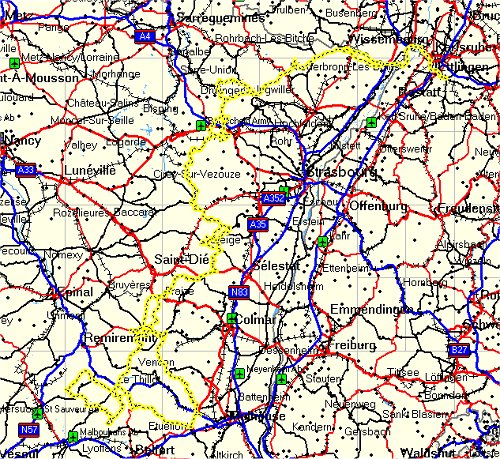 Strecke der Sommertour