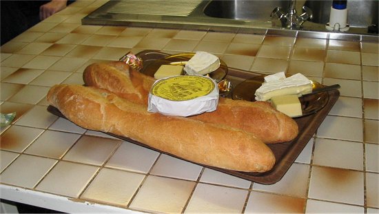 Das Abendessen für die Spätanreisenden - sie werden nicht viel davon haben ;-)