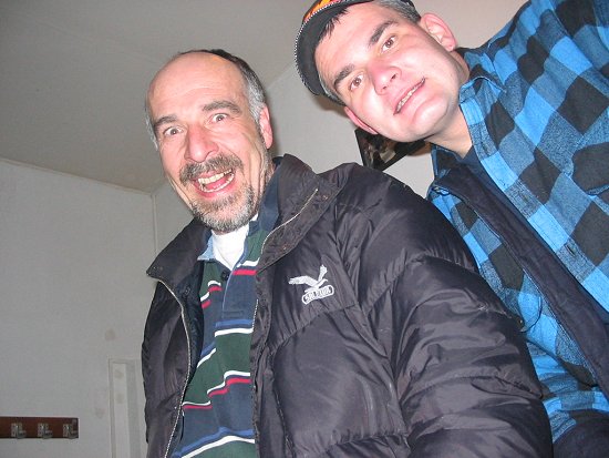 Herbert (schaut hungrig) und Michael H.