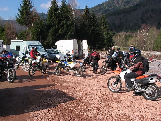 Je harder die Enduro, desto länger dauern die Vorbereitungen ;-)
