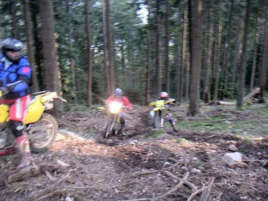 Chaos an der Steilauffahrt