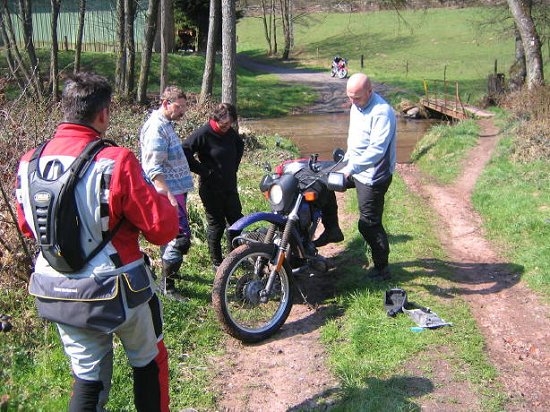Nach der Bergung von Petras GS