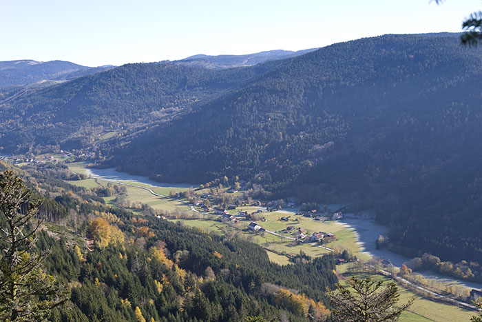 Blick auf Le Vic