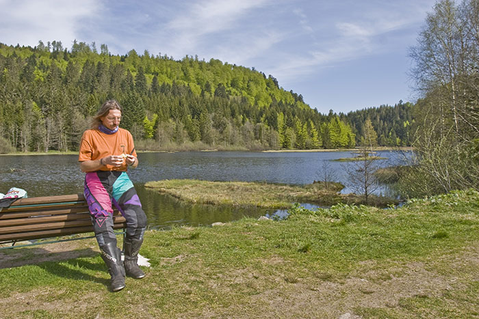 Zweites Frühstück am See