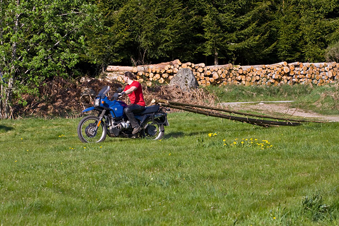 Die Nachbarn holen Holz ;-)