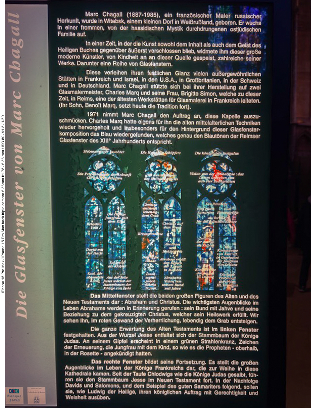 ... Infos zu Chagall und den Fenstern