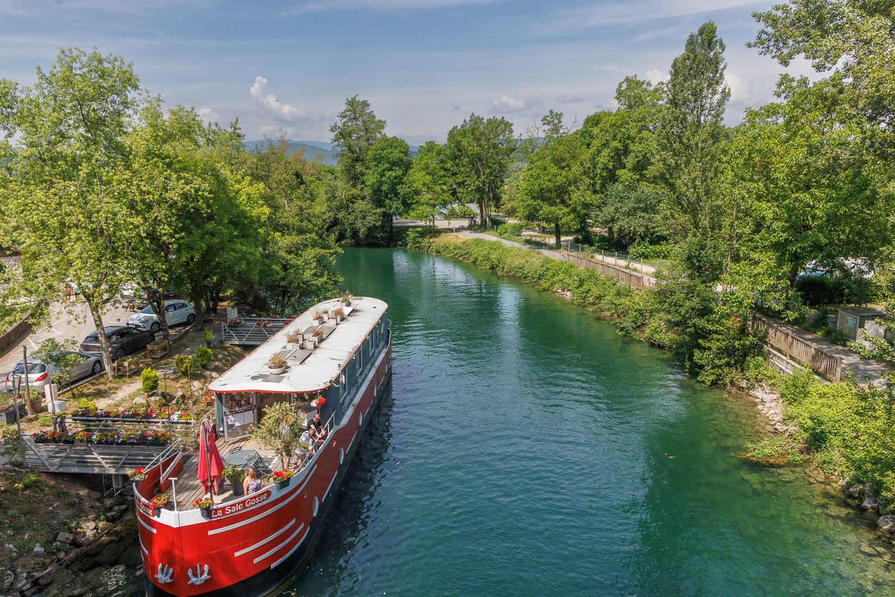 Blick von der Br&uuml;cke nach Westen
