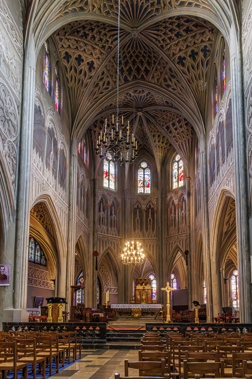 Im Inneren der Kathedrale Saint-Fran&ccedil;ois-de-Sales