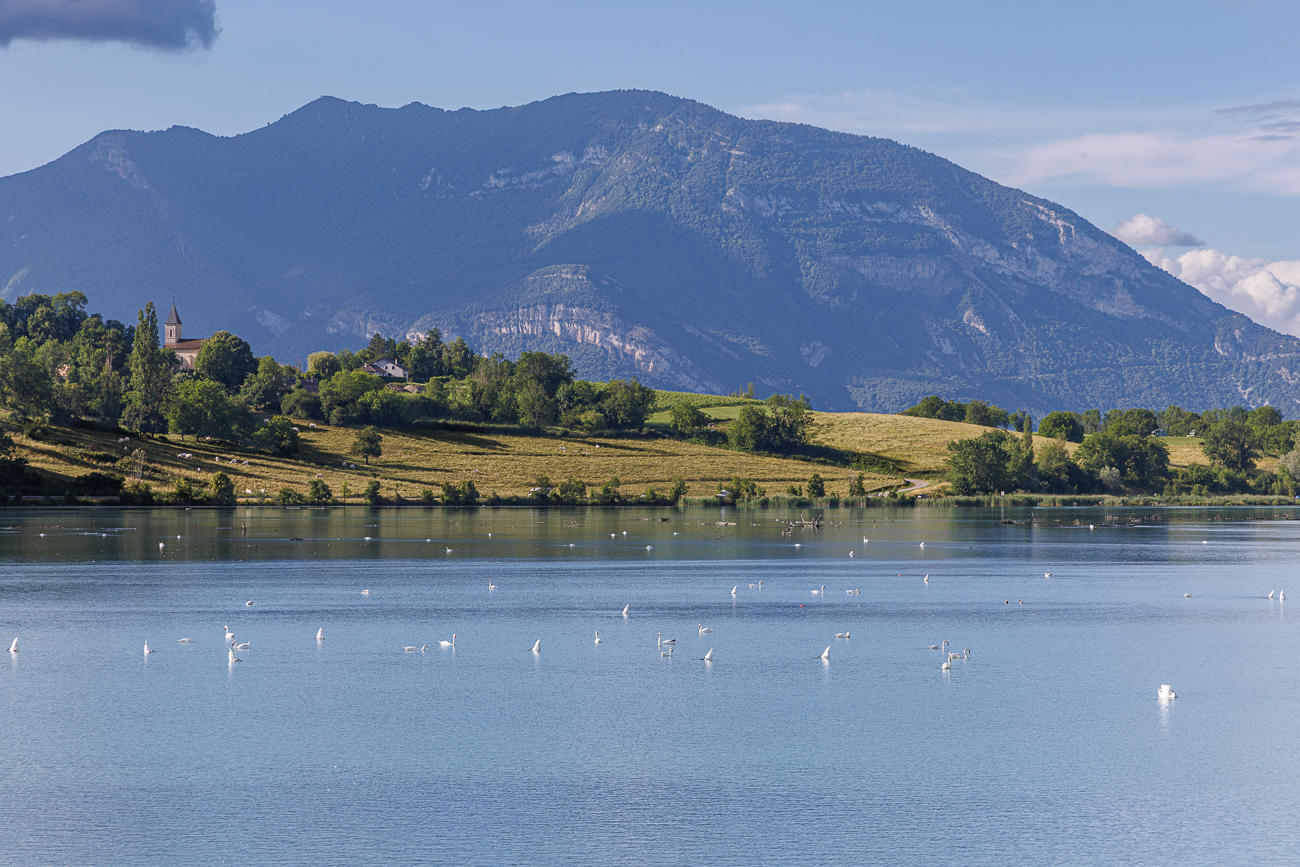 Blick von unserer Terrasse &uuml;ber den Lac du Lit au Roi
