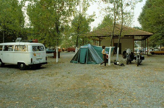 Erste Station in Griechenland