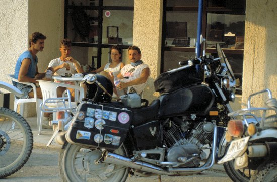 Uwe, Micky, Ulli und ich