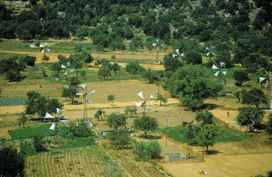 Früher standen hier 10.000 Windmühlen zur Bewässerung