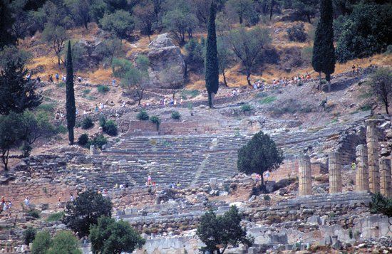 Das Theater von Delphi