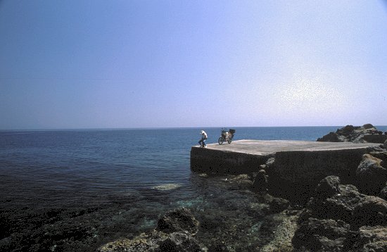 Einsame Küste