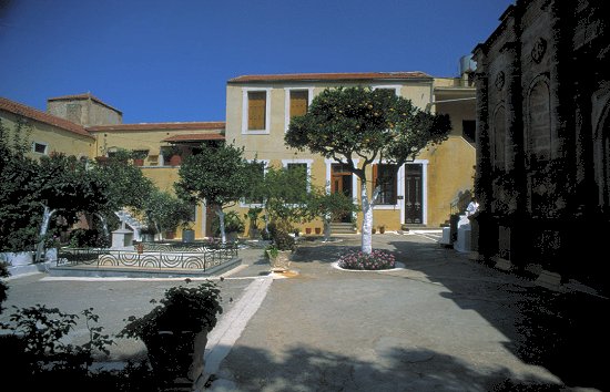 Im inneren der Klosteranlage