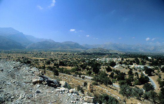 Blick über die Lasithi-Hochebene