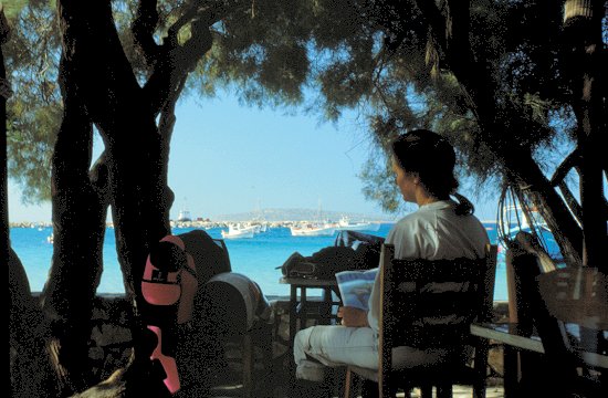 Café mit Ausblick