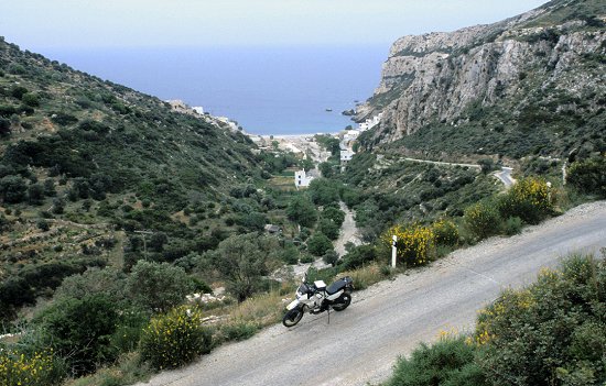 Bucht auf der Ostseite von Naxos