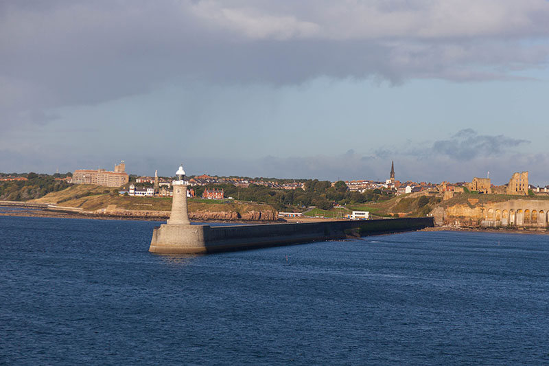 Ankunft in Newcastle