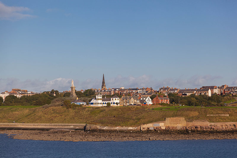 Teile von Newcastle ...