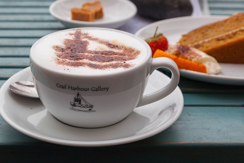 Cappu mit Walnusstorte, hmmm