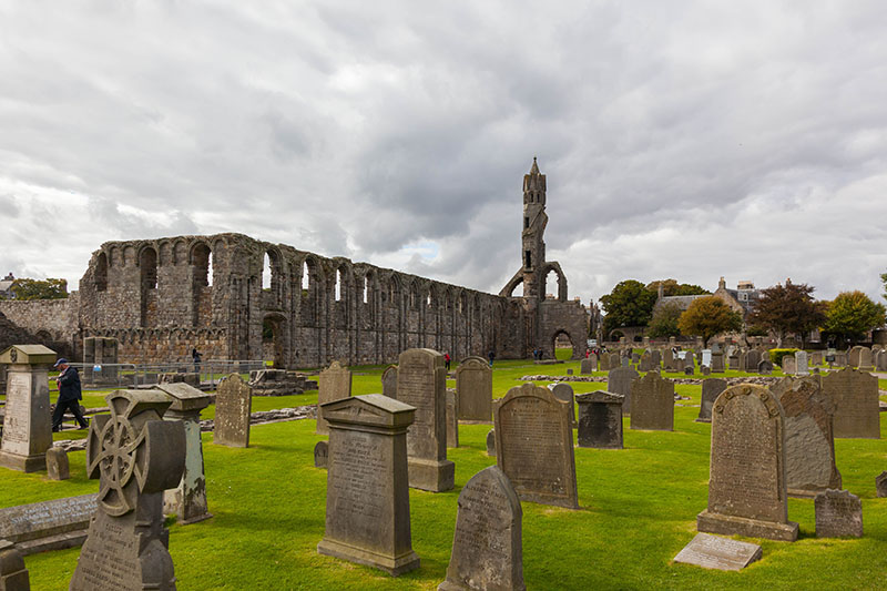 An der Ruine von St. Andrews
