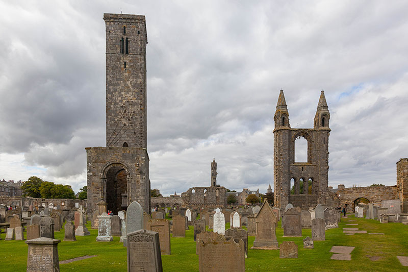 An der Ruine von St. Andrews