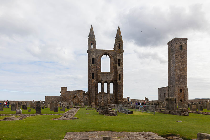 An der Ruine von St. Andrews