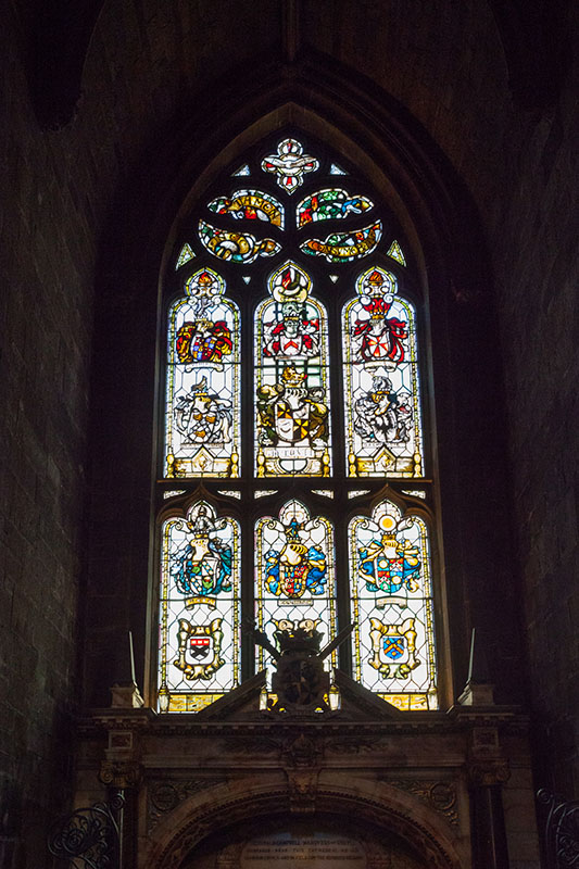 Kirchenfenster der St Giles’ Cathedral