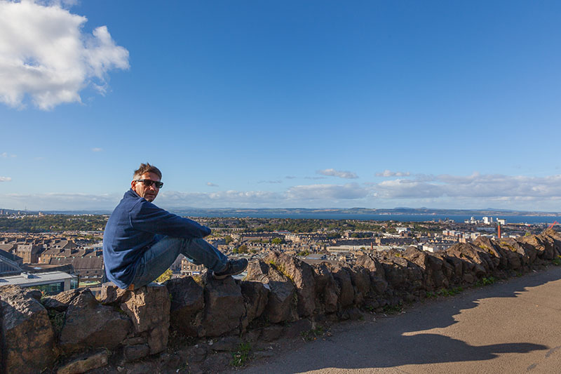 Vom Calton Hill aus ...