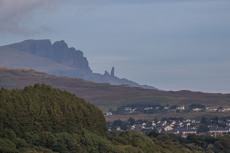 Die Felsnadel (Old Man of Storr) ist unser Ziel