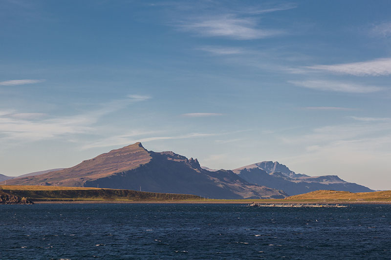Fahrt durch den Sound of Rassay