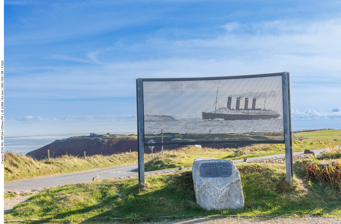 ... steht das Lusitania-Museum