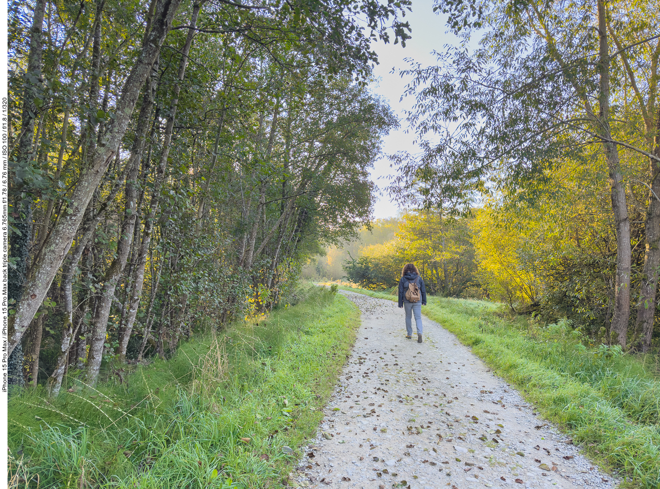 Auf dem Wanderweg durch den Park